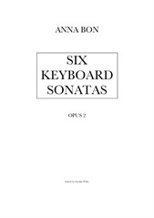 Anna Bon Six Keyboard Sonatas